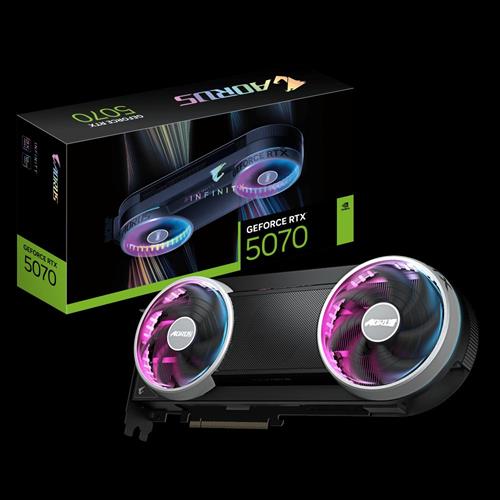 כרטיס AORUS RTX 5070 INFINITY 12GB GDDR7 WINDFORCE HYPERBURST