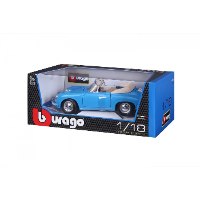 דגם מכונית פורשה 356B קבריולט 1:18 1961 BBurago Porsche 356B Cabriolet