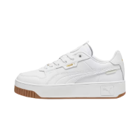 PUMA Carina Street Lux Women's Sneakers White סניקרס פומה נשים לבן לוגו זהב