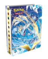 Pokemon TCG: SWSH12 Silver Tempest Mini Portfolio קלפי פוקימון מקוריים מיני אלבום עם בוסטר