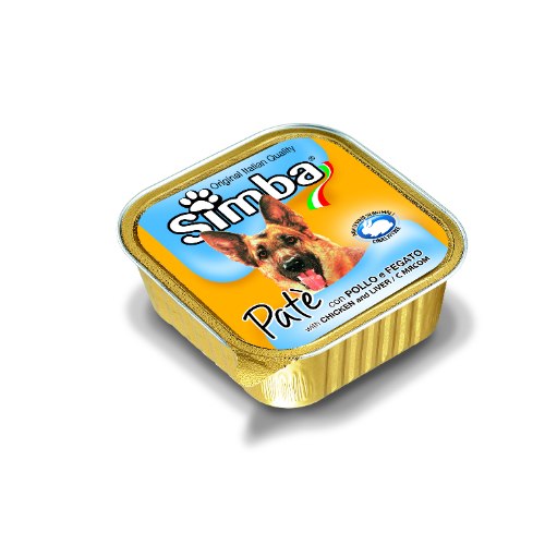 מעדן סימבה לכלב בטעם עוף וכבד 300 גרם -SIMBA CHICKEN LIVER 300G PATE