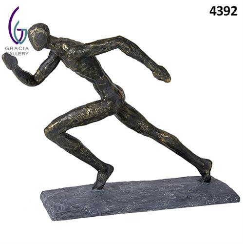 פסל אומנותי - "איש המרתון" (אצן) GRACIA GALLERY גובה 32 ס"מ דגם 4392