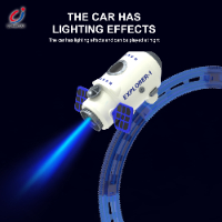 רכבות חלל מטורפות עם אורות ועשן - EXPLORER ASSEMBLE  ELECTRIC TRACK