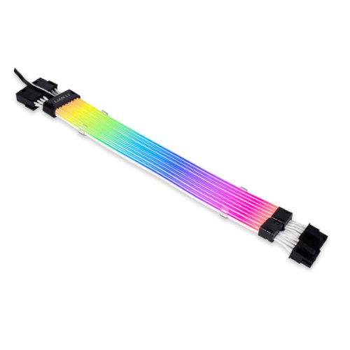 כבל מאריך מואר לכרטיס מסך - LIAN-LI PW8-P STRIMER PLUS RGB 8-PIN EXTENSION CABLE