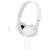 אוזניות SONY MDR ZX110AP - לבן