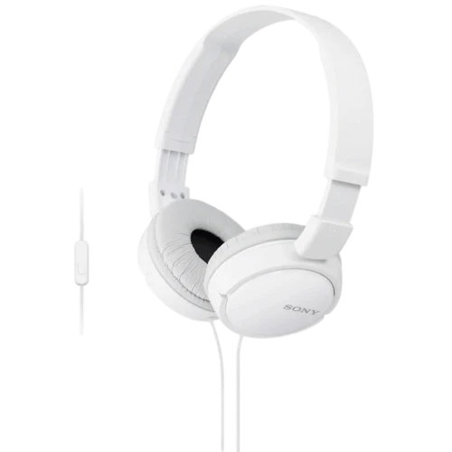אוזניות SONY MDR ZX110AP - לבן