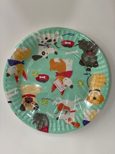 צלחות קוטר 20 מסיבת כלבים