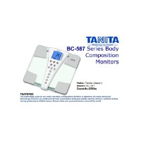 משקל דיגיטלי עם מד שומן Tanita BC-587