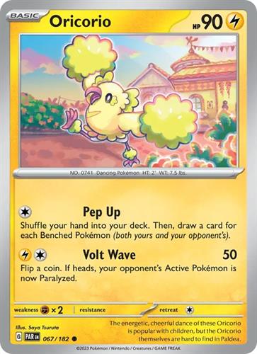 קלף בודד single פוקימון - oricorio - Paradox Rift - 067/182