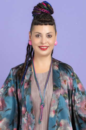 סט 3 שרשראות ירוק-טורקיז-פוקסיה
