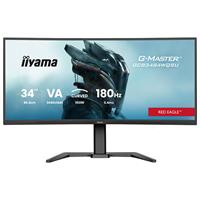 מסך מחשב קעור לגיימינג IIYAMA 34" G-Master VA UWQHD 180