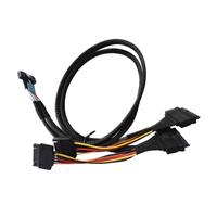MCIO X8 to 2xSFF-8639 U.2 65cm Cable