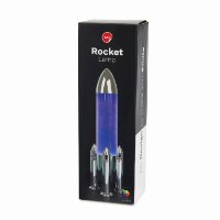 מנורת אווירה מחליפה צבעים 34 ס"מ טיל Rocket - מארז לא מושלם