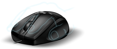 עכבר חוטי ארגונומי למחשב נייד Genius DX-150X בצבע שחור