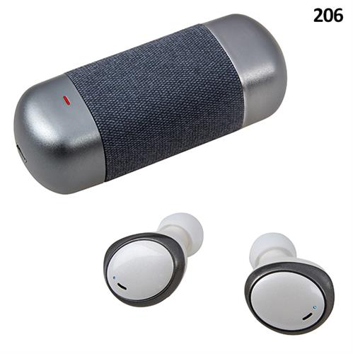 אוזניות BLUE TOOTH EarBuds TWSאלחוטיות איכותיות בבית טעינה נשלף  דגם 206