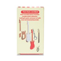 מיני גיטרה חשמלית – ערכת יצירה להכנת מחזיק מפתחות מעץ