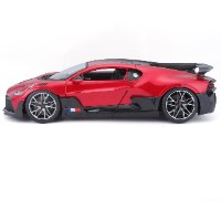 דגם מכונית בוראגו בוגאטי דיבו אדום דובדבן Bburago Bugatti Divo 1/18