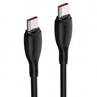 כבל טעינה גמיש Vention USB-C ל-USB-C 5A באורך 1 מטר
