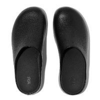 כפכף סגור עור שחור פיטפלופ FITFLOP