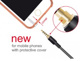 כבל מאריך אודיו Delock Stereo Jack Extension Cable 3.5 mm 4 Pin male to female 5 m