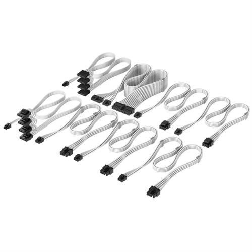 סט כבלים לספק כוח Corsair Elite Premium Type-5 Pro Kit White