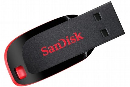 זכרון נייד 32GB USB של חברת‏ SanDisk
