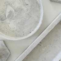 Marble Effect Tray Duo