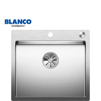 כיור נירוסטה למטבח | דגם Claron 500 IF/A | מתאים לארון 60 ס"מ | מותג בלנקו היוקרתי תוצרת גרמניה
