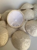 20 כיפות פשתן לאורחים עם הדפסה פנימית (ניתן להגדיל כמות)