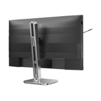 מסך מחשב מקצועי 27 אינץ' Philips 27B2U6903 – פריט בודד מסך שחור עם מעמד כסוף נראה מאחור עם טעינה מהירה