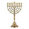 40 ס"מ - חנוכייה נחושת דגם עלים