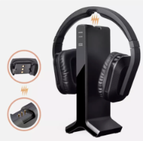 אוזניות טלוויזיה אלחוטיות נטענות אוונטרי Avantree HT280 עם תחנת עגינה וטעינה
