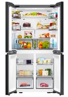 מקרר 4 דלתות 648 ‏ליטר SAMSUNG סמסונג דגם RM70F63BMAT שחור מט