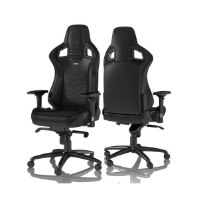 כסא גיימינג עור אמיתי Noblechairs EPIC Real Leather Gaming Chair Black 