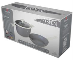 סט סיר ומחבת מבית ברלינגר האוס Berlinger Haus Aspen BH8166 בעיצוב מודרני.