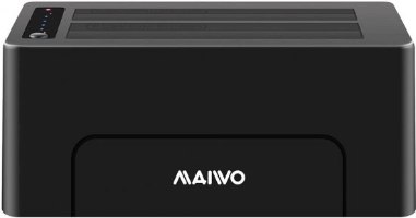 תחנת עגינה Maiwo 3.5'' / 2.5'' Dual Bay SATA HDD & SSD USB 3.0 K3082