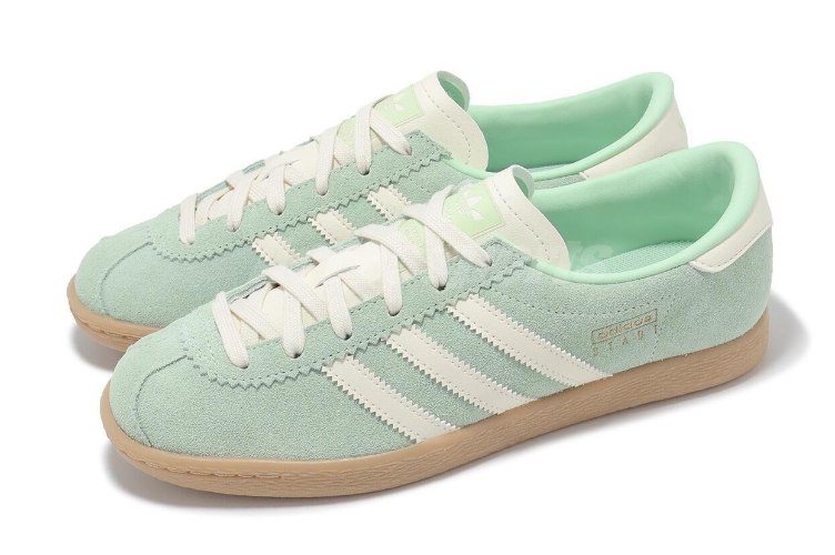 סניקרס  אדידס Adidas Stadt לבן ירוק