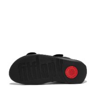 סנדלי לולו צבע שחור פיטפלופ (רצועות סקוצ') FITFLOP