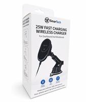 מעמד טעינה אלחוטית לחלון ולדשבורד SmarTech MC210 - 25W