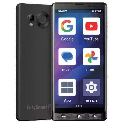 טלפון סלולרי EasySmartPhone - עם לחצן SOS ותחנת עגינה לטעינה - אחריות איזיפון 12 חודשים