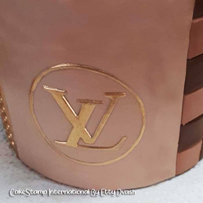 Louis Vuitton cupcake, LV cake logo, LV cookie , LV cake stamp, LV