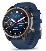 שעון ספורט חכם Garmin Quatix 8 AMOLED 47 mm עם מסך AMOLED בהיר וחד לתצוגה בכל תנאי תאורה ים/יבשה 