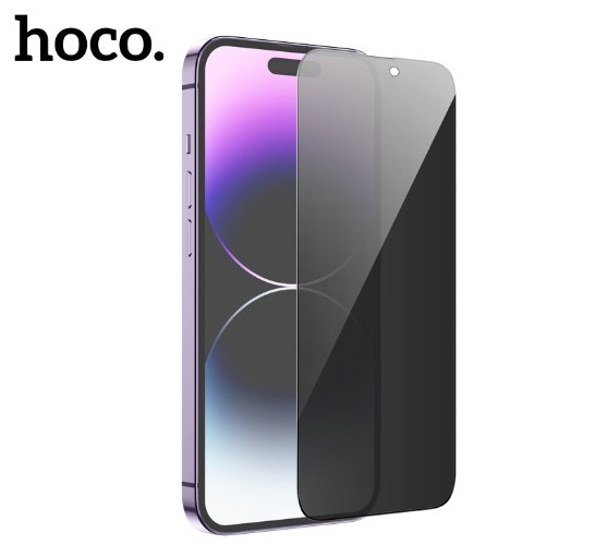 מגן זכוכית להגנה ופרטיות מלאה לאייפון HOCO G15 PRIVASY IPHONE 16 PLUS