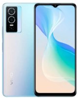 סמארטפון VIVO Y76 5G 8GB+128GB תכלת – USB פריט בודד תכלת מואר עם מסך ועדשות מצלמה