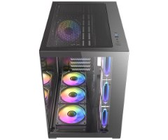 מארז Antec CX Mirror Black Mini-Tower Gaming Case 7X120mm ARGB