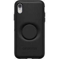 כיסוי ל IPHONE XR מבית OTTERBOX & POPSOCKET דגם SYMMETRY שחור