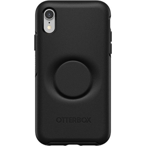 כיסוי ל IPHONE XR מבית OTTERBOX & POPSOCKET דגם SYMMETRY שחור