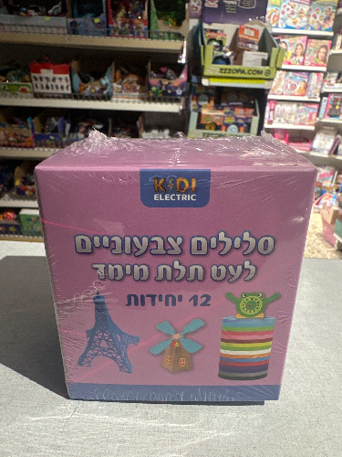 12 סלילים צבעוניים לעט תלת מימד - KIDO ELECTRIC