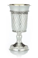 סט קידוש גביע כסף טהור 925 דגם זכריה אלכסון כולל צלחת תואמת