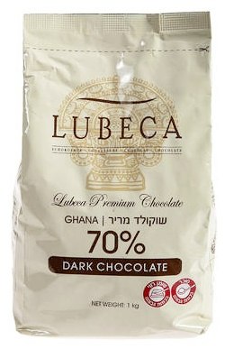 שוקולד מריר לובקה 70% - 1 ק"ג